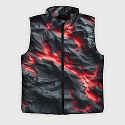 Мужской жилет Раскаленная лава на горных камнях