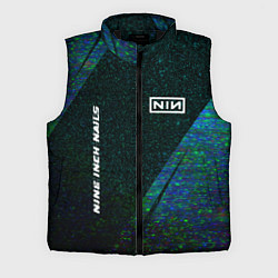 Мужской жилет Nine Inch Nails glitch blue