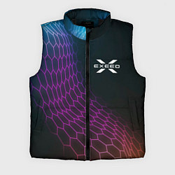 Мужской жилет Exeed neon hexagon, цвет: 3D-черный