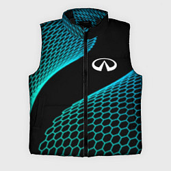Мужской жилет Infiniti electro hexagon, цвет: 3D-черный