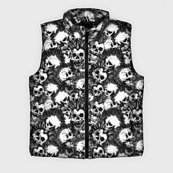 Мужской жилет Панк черепа, цвет: 3D-черный