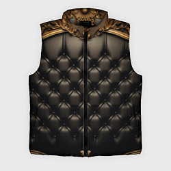 Мужской жилет Лакшери текстура из натуральной кожи, цвет: 3D-светло-серый