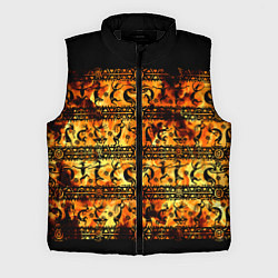 Мужской жилет Кокопелли - танцы в огне, цвет: 3D-черный