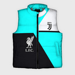 Мужской жилет Juventus x Liverpool geometry, цвет: 3D-светло-серый