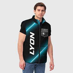 Мужской жилет Lyon неоновые лампы, цвет: 3D-черный — фото 2