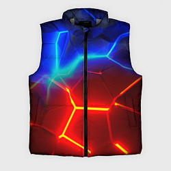 Мужской жилет Красные плиты с ярким светом, цвет: 3D-светло-серый