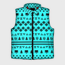 Мужской жилет Ведьмак зимний паттерн, цвет: 3D-красный