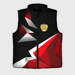 Мужской жилет Russia uniform - красный и черный, цвет: 3D-черный