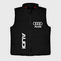 Мужской жилет AUDI sport white, цвет: 3D-красный