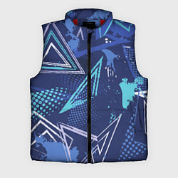 Мужской жилет Яркий абстрактный узор для спорта, цвет: 3D-красный
