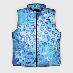 Мужской жилет Абстракция паттерн воды и неба, цвет: 3D-красный