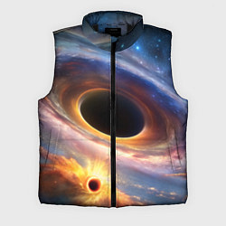 Мужской жилет Чёрная дыра поглощает вселенную, цвет: 3D-черный