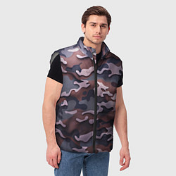 Мужской жилет Камуфляж-грязь, цвет: 3D-светло-серый — фото 2