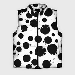 Мужской жилет Abstract black blots - ai art fantasy