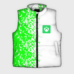 Мужской жилет Xbox кислотные зеленые краски, цвет: 3D-светло-серый