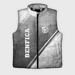 Мужской жилет Benfica - grey gradient вертикально, цвет: 3D-черный