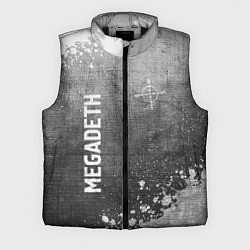 Мужской жилет Megadeth - grey gradient вертикально