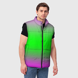 Мужской жилет Градиент текстура, цвет: 3D-черный — фото 2