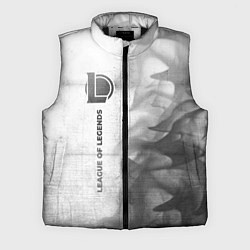 Мужской жилет League of Legends - white gradient по-вертикали, цвет: 3D-черный