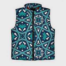 Мужской жилет Геометрический узор арабеска, цвет: 3D-красный