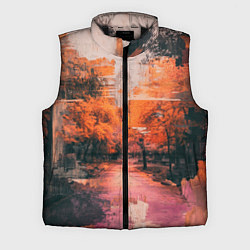 Мужской жилет Винтажные осенние улицы