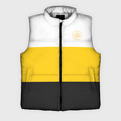 Мужской жилет Сокрушу пред ним врагов его НИКА желтая