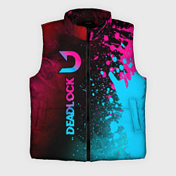 Мужской жилет Deadlock - neon gradient по-вертикали, цвет: 3D-черный