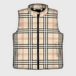 Мужской жилет Стильная клетка - шотландка, цвет: 3D-черный
