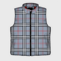 Мужской жилет Стильная клетка - шотландская, цвет: 3D-красный
