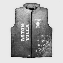 Мужской жилет Aston Villa - grey gradient вертикально, цвет: 3D-черный