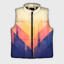 Мужской жилет Abstract art - geometric shapes, цвет: 3D-черный