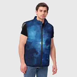 Мужской жилет Звезда в ночном небе, цвет: 3D-светло-серый — фото 2