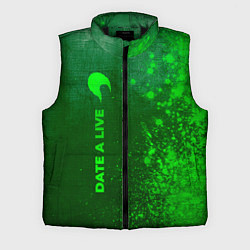 Мужской жилет Date A Live - green gradient по-вертикали