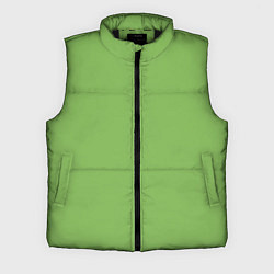 Мужской жилет Эмоция брезгливости - зелёный, цвет: 3D-черный