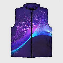 Мужской жилет Неоновые краски всплеск, цвет: 3D-черный