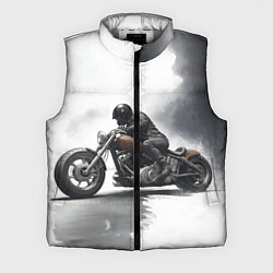Мужской жилет Крутой байкер скетч