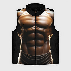 Мужской жилет Мужской торс в халате, цвет: 3D-черный