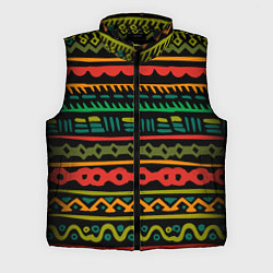 Мужской жилет Ethnic ornament on black, цвет: 3D-черный