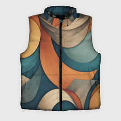 Мужской жилет Абстракция теплые контрасты
