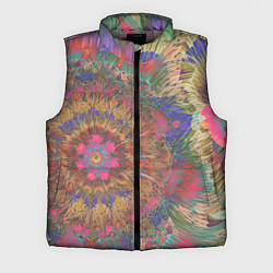 Мужской жилет Калейдоскоп красок, цвет: 3D-светло-серый