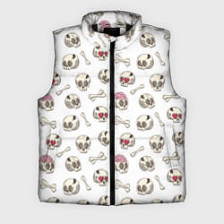 Мужской жилет Черепки, цвет: 3D-черный