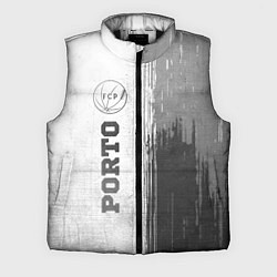 Мужской жилет Porto - white gradient по-вертикали, цвет: 3D-черный
