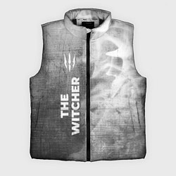 Мужской жилет The Witcher - grey gradient по-вертикали, цвет: 3D-черный