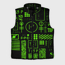 Мужской жилет Twenty one pilots neon, цвет: 3D-светло-серый