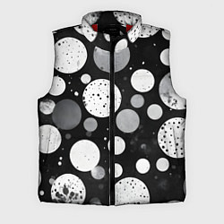 Мужской жилет Круги на темном фоне