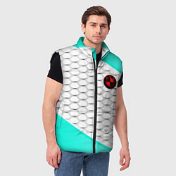 Мужской жилет BMW carbon steel, цвет: 3D-черный — фото 2