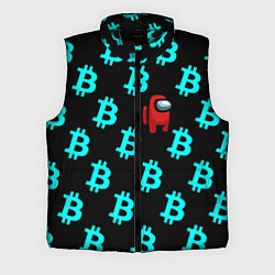 Мужской жилет Among us биткоин, цвет: 3D-черный