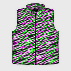 Мужской жилет Juventus glitch pattern, цвет: 3D-светло-серый