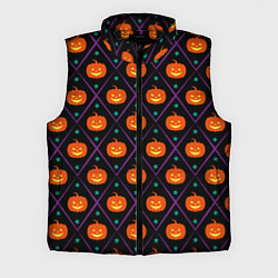 Мужской жилет Звёздные тыквы, цвет: 3D-черный