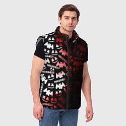 Мужской жилет Marshmello краски, цвет: 3D-светло-серый — фото 2